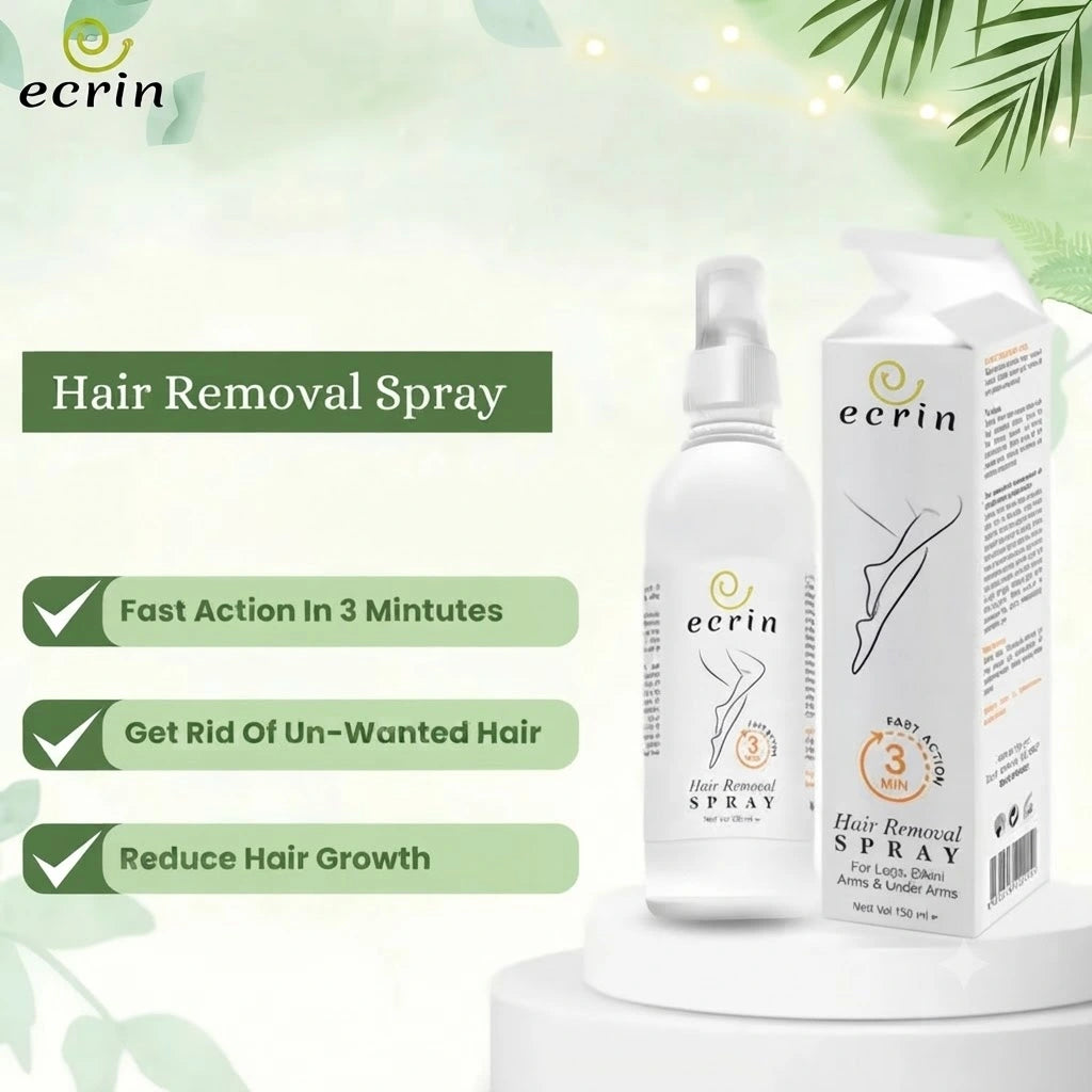 Ecrin Hair Removal Spray|Effortless Smoothness for Every Skin